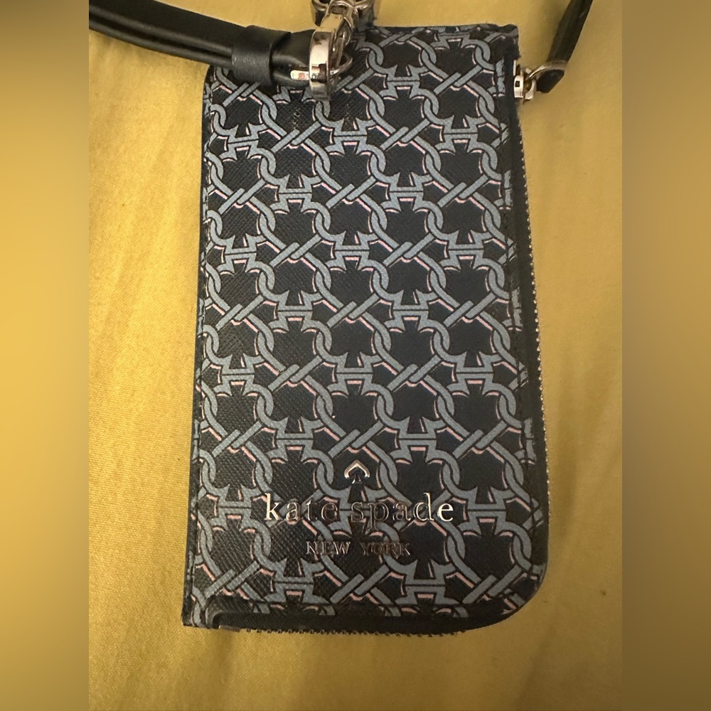 Kate Spade Spade Link Card Case Lanyard